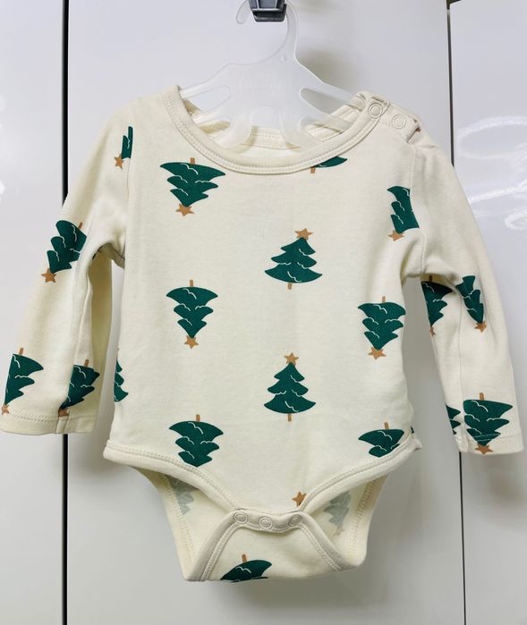 Новорічні боді для дитинки віком 3-6 місяці