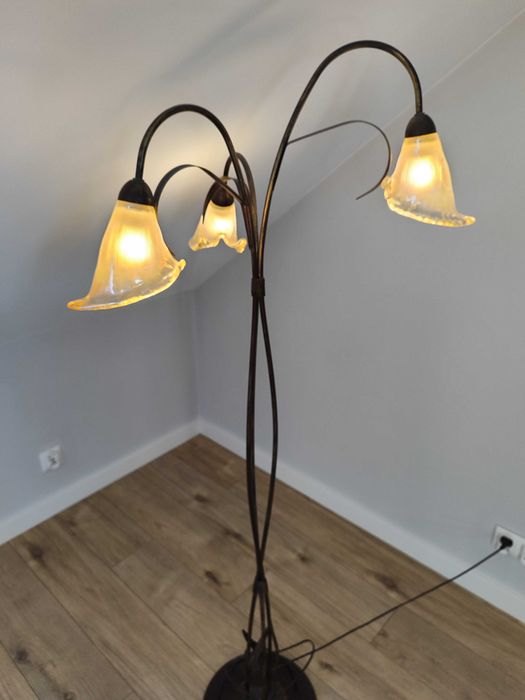 Lampa ozdobna pokojowa podłogowa stojąca