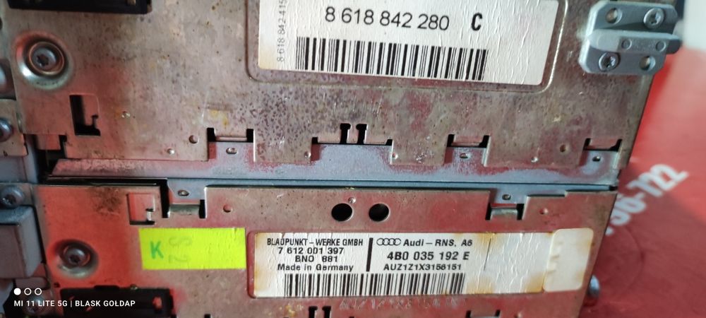 Radio Navigation Plus Blaupunkt z Kodem  Audi A6 C5 1999 Blask Gołdap