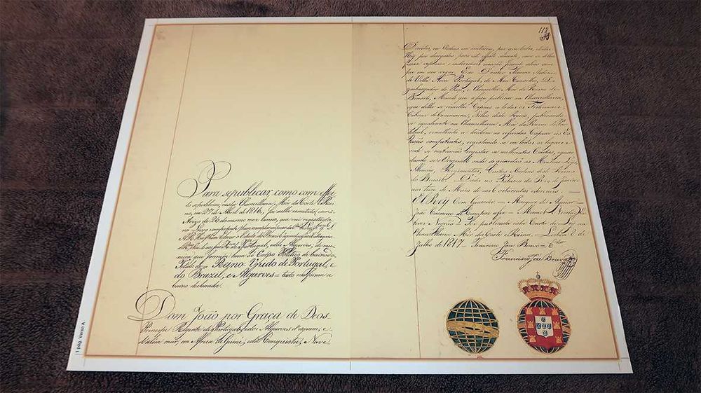 Cartas Príncipe Regente D, João e  do Rei D. João VI - Edição fac-similada