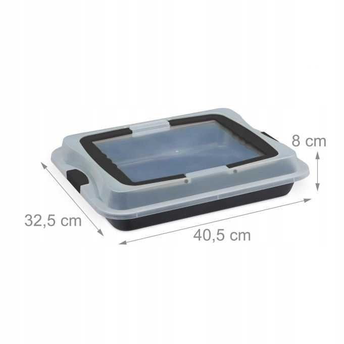 Blacha do pieczenia Relaxdays czarna