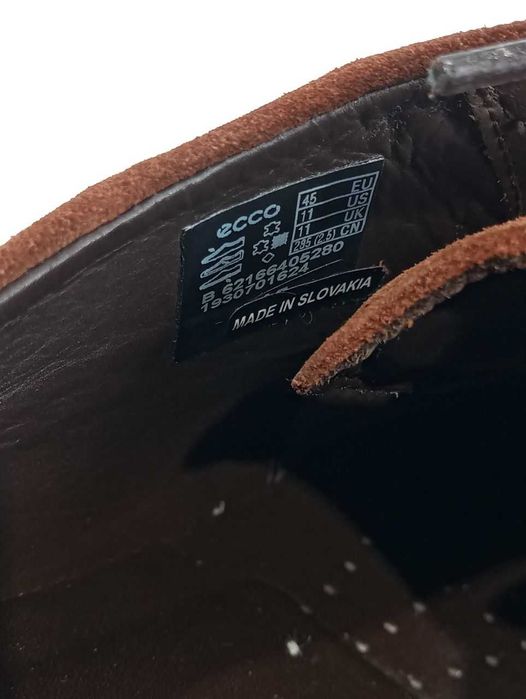 Кожаные мужские туфли броги Ecco Melbourne Оригинал