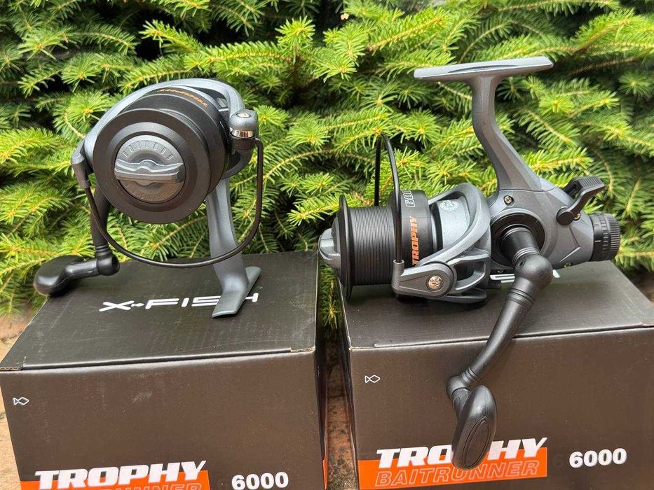 Карповая катушка X‑Fish Trophy Baitrunner 6000 5.2:1