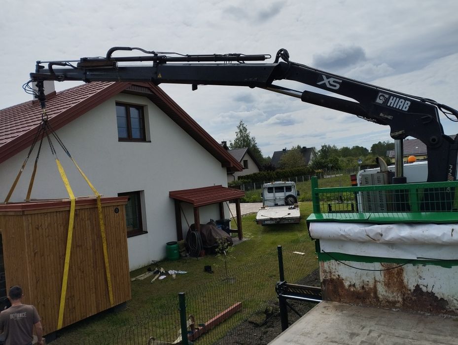 HDS wywrotka transport wywóz żuraw dźwig