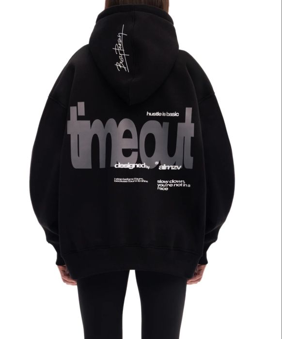 Комплект ADM: Худи Timeout Black + Легинсы (Новый, в упаковке)