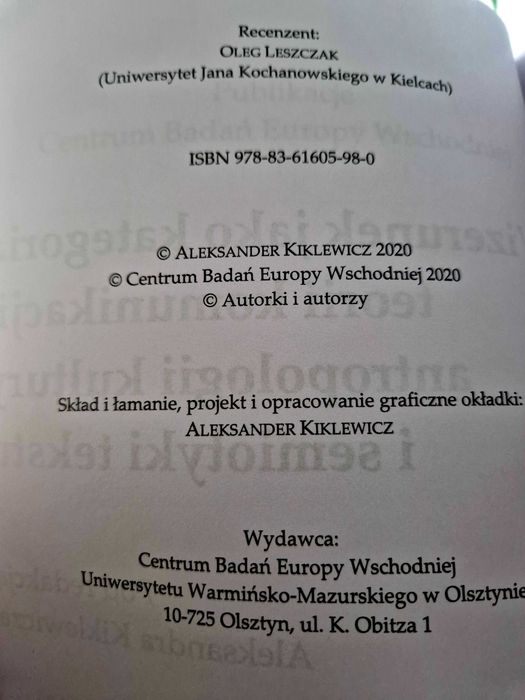 Wyjątkowe, akademickie opracowanie "Wizerunek..."