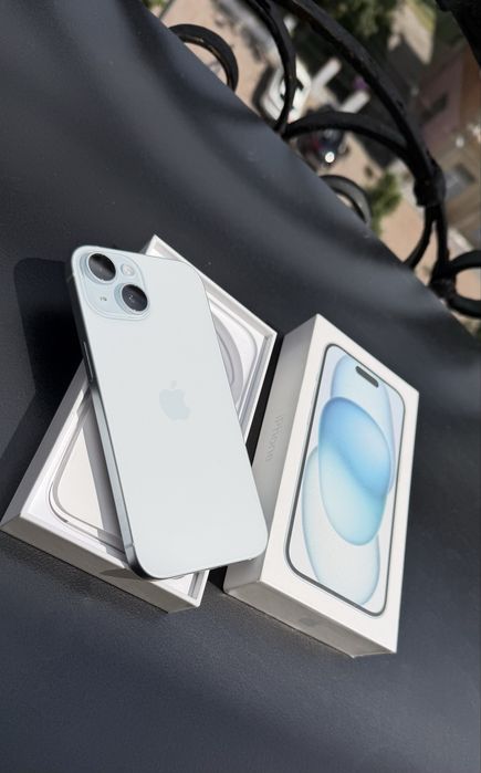 iPnone 15 256 GB (Blue) Як Новий