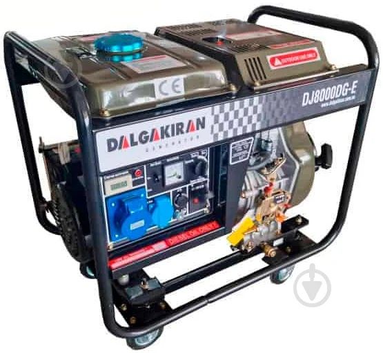 8кВт. Генератор дизельний Dalgakiran 8 кВт 230 В DJ 8000 DG-E