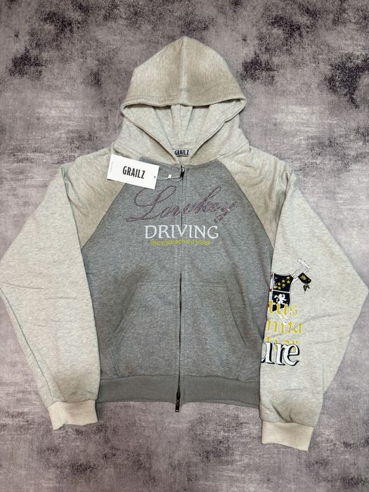 Зіп худі Grailz Project G/R Oversize Cropped S M L ERD Rick