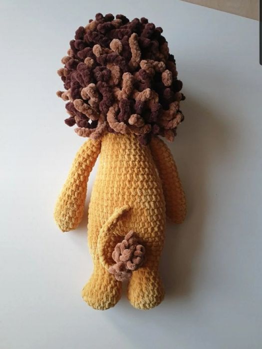 Szydelkowy Lew Handmade (przesylka M)