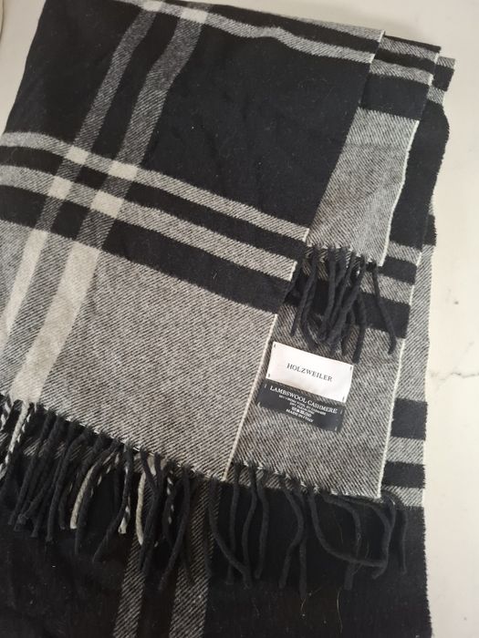 Szal damski holzweiler wełna dziewicza kaszmir