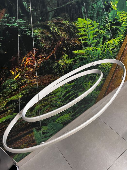 Lampa sufitowa led biała