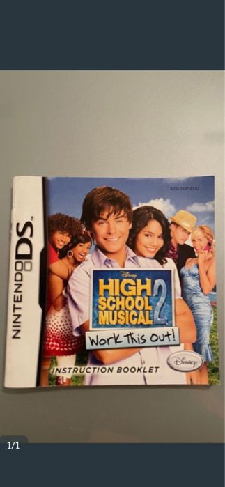 Manual jogo Nintendo Ds High School Musical 2