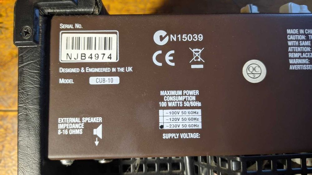 Комбопідсилювач Laney Cub 10