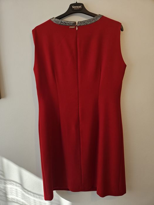 Sukienka czerwona atrakcyjna Dagon 44