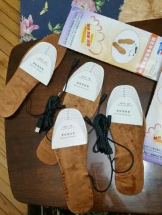 Электрические стельки,стельки от  usb,термостельки,стельки с подогрево