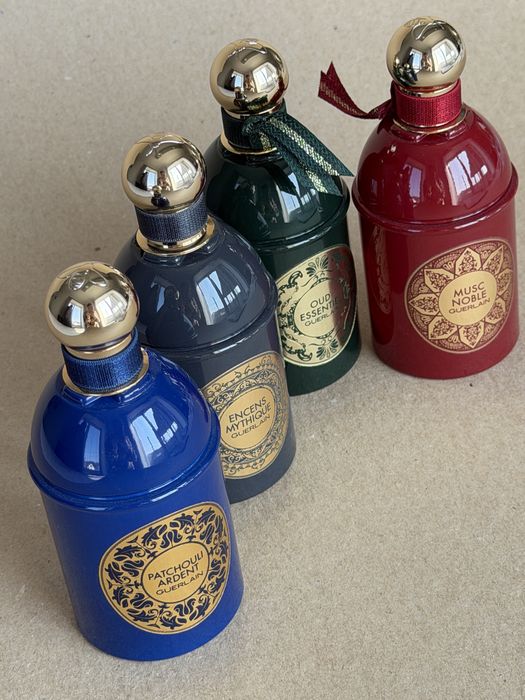 Guerlain Patchouli Ardent, Musc Noble, Oud Essentiel, Encens Mythique