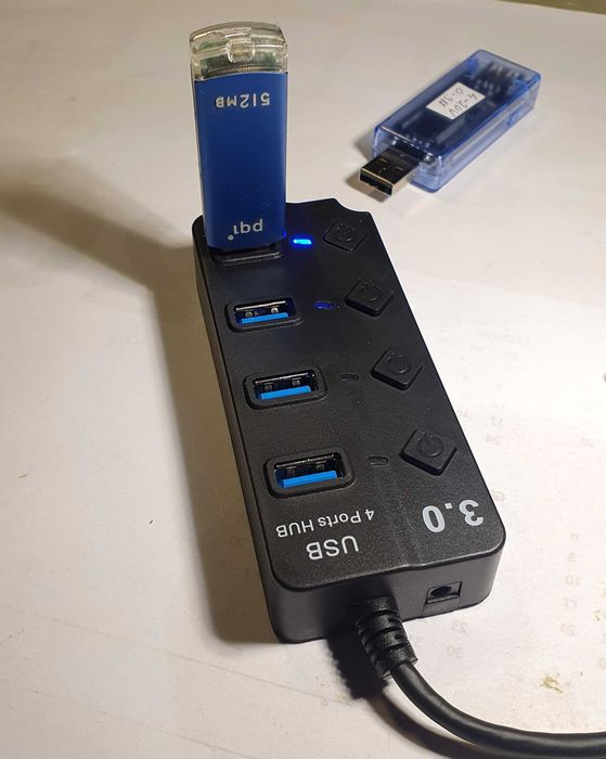 Adapter Hub rozdzielacz 4xUSB rozgałęźnik