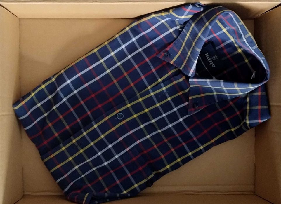 Mirto em Xadrez Azul (Original)