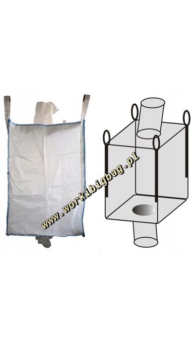 Worki Big Bag Bagi NOWE 91/93/181 BIGBAG 1000kg idealne na Granulat