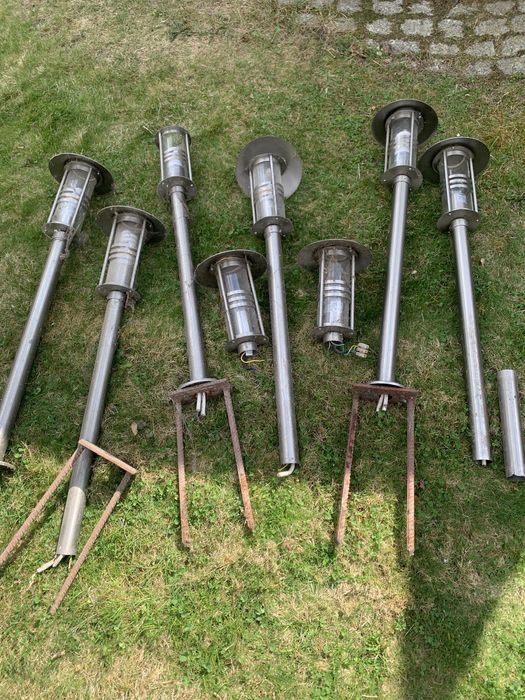 Lampy ogrodowe  używane  stojące
