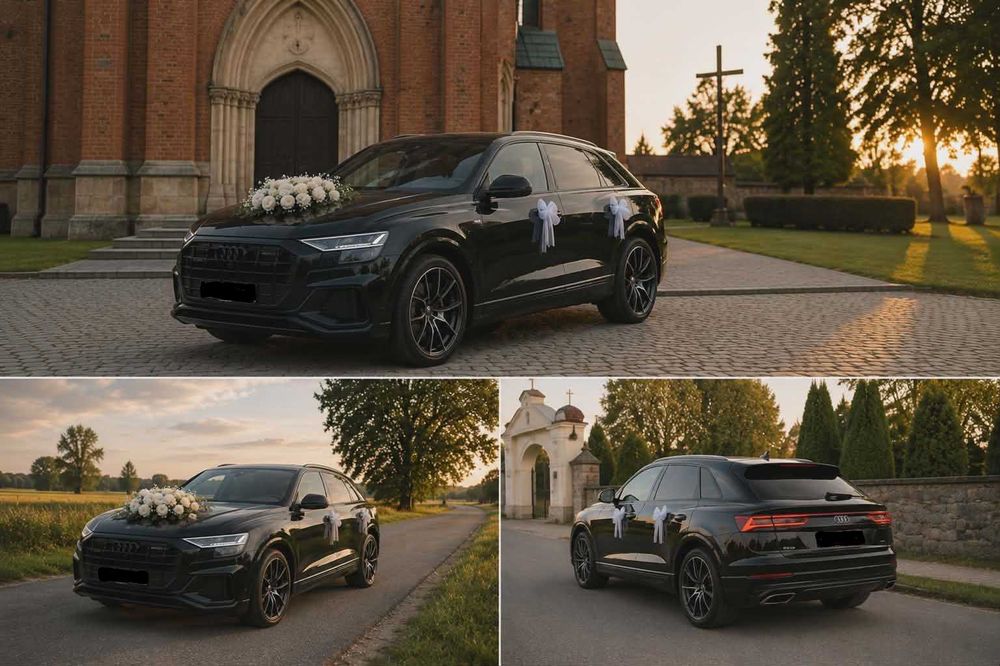 Wynajem Auta Audi Q8  Ślubu Wesele
