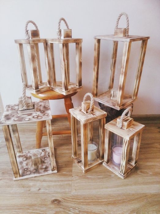 Lampion świecznik świąteczny