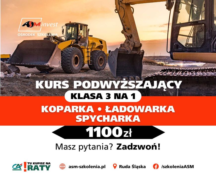15.12.25 - Kurs podwyższenie uprawnień koparka ładowarka spych