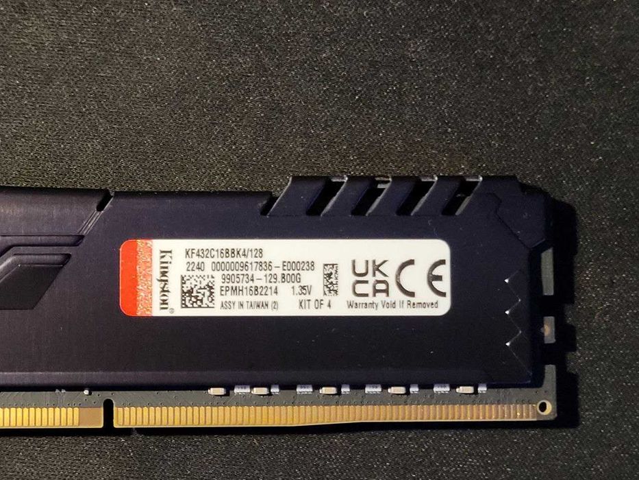 Pamięć RAM Kingston Fury Beast DDR4 128GB (4x32GB) 3200MHZ