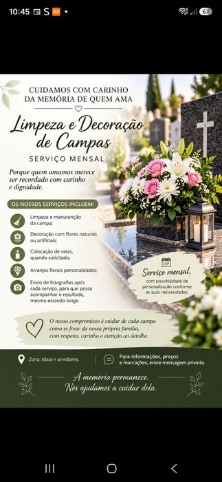 Serviços de FLorista