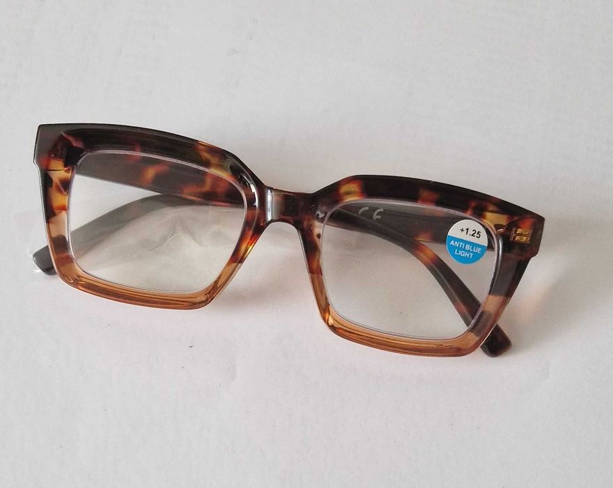 Gotowe okulary korekcyjne, +1.25, powłoka Anti Blue Light, model 2