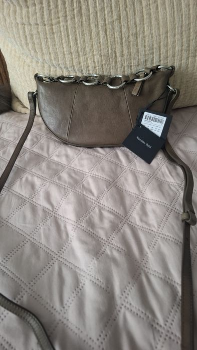 Сумка из кожи наппа Massimo Dutti