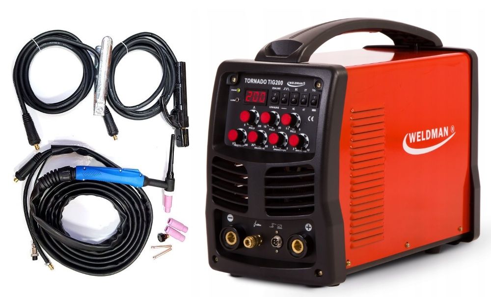 tig spawarka 200 A 60 % AC DC PULS FV darmowa dostawa