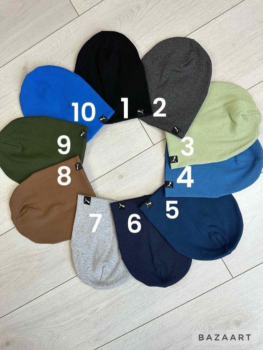 Шапка рубчик подвійна на хлопчиків мальчиков трикотаж 46 48 50 52 54 5