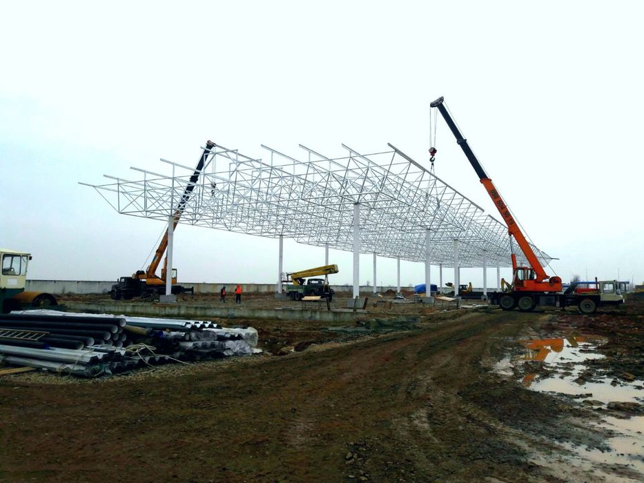 Ангари Склади каркаси розібрані