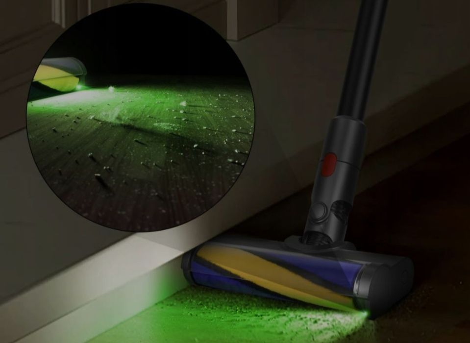 Pluszowa szczotka do podłogi LED kompatybilna z DYSON V12