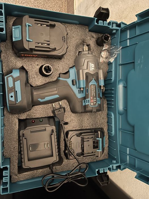 Pistola de impacto brushless 2 baterias