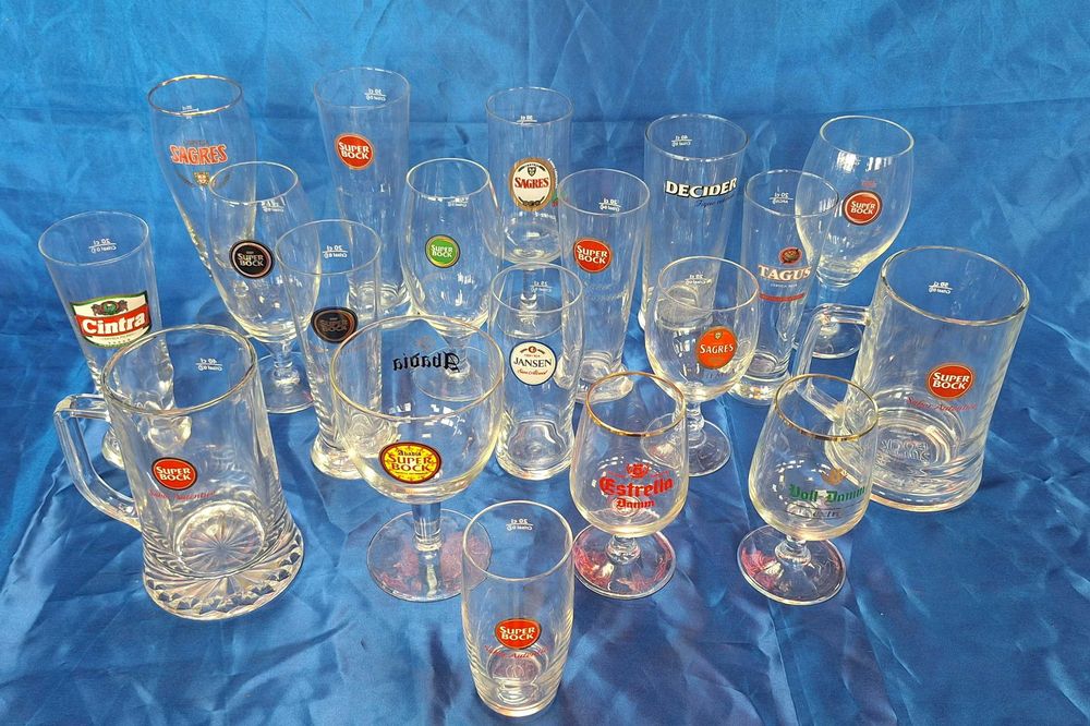 Canecas de Cerveja, Tulipas e Copos Imperial / Fino