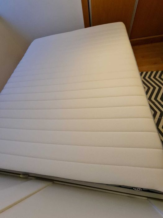 VALEVÅG Colchão molas ensacadas, firme, 160x200 – Como Novo