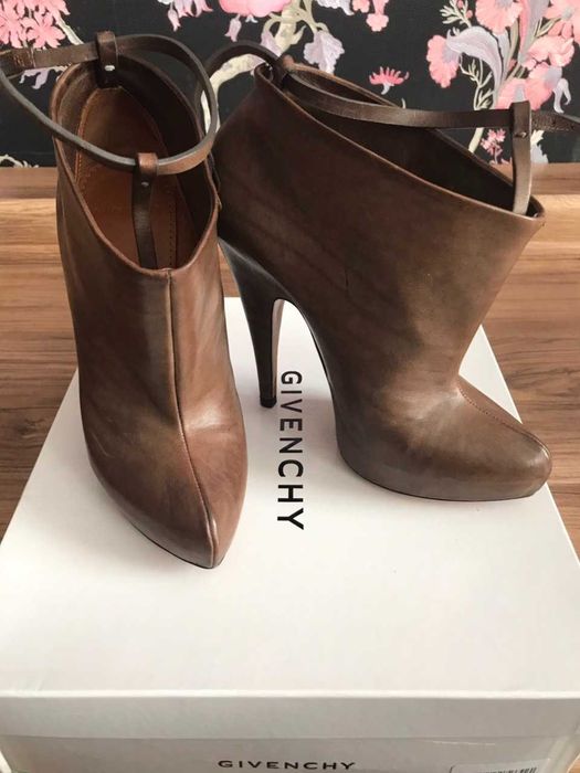 Новые кожаные ботинки Givenchy, р. 36 (taupe) Люкс Оригинал