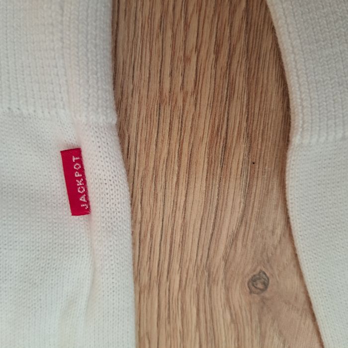 Biały kardigan sweter damski M