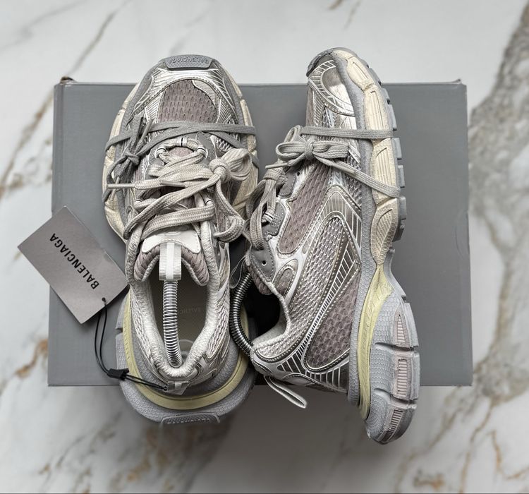 Balenciaga 3XL 38 женские original new white лето баленсиага track