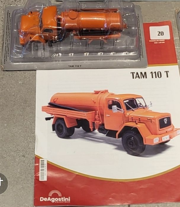 Legendarni kamioni tam 110t deagostini kultoweciezarowki hachette 1:43