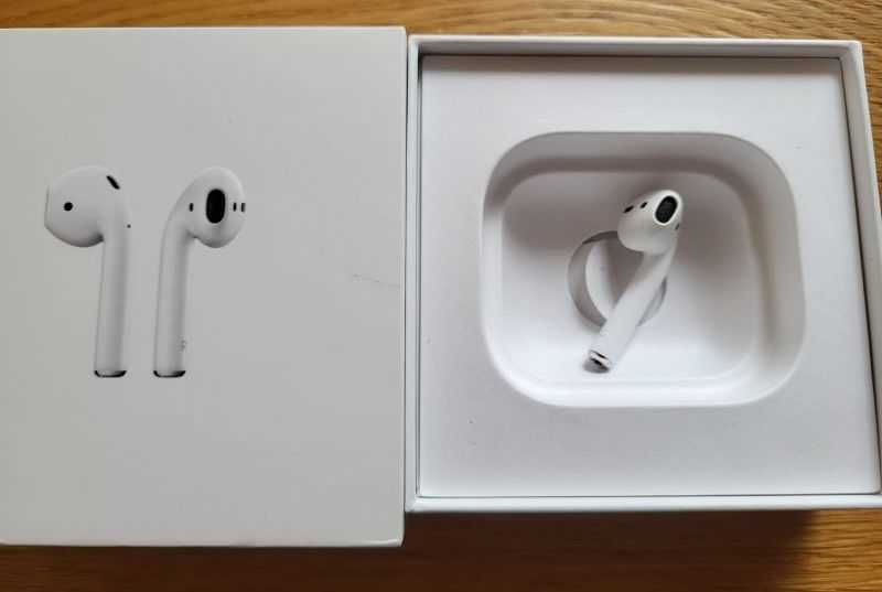 Apple AirPods 2 białe - słuchawka lewa