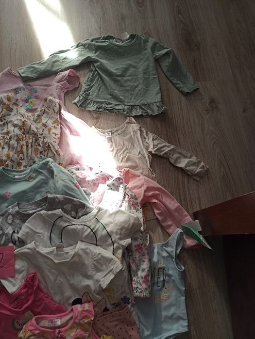 Paka ubrań 92 bdb stan
