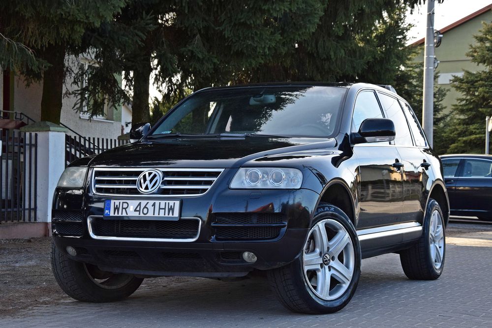 VOLKSWAGEN TOUAREG 5.0 TDI V10 Automat Skóra Keyless Hak 3.5T 2003 ROK