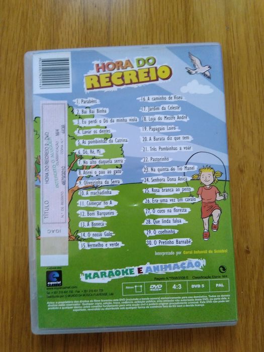 Hora do recreio Karaoke e animação