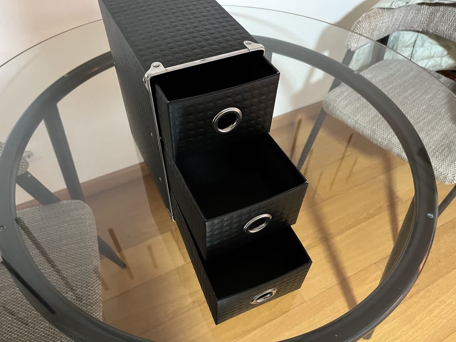 Caixa arquivo 3 gavetas