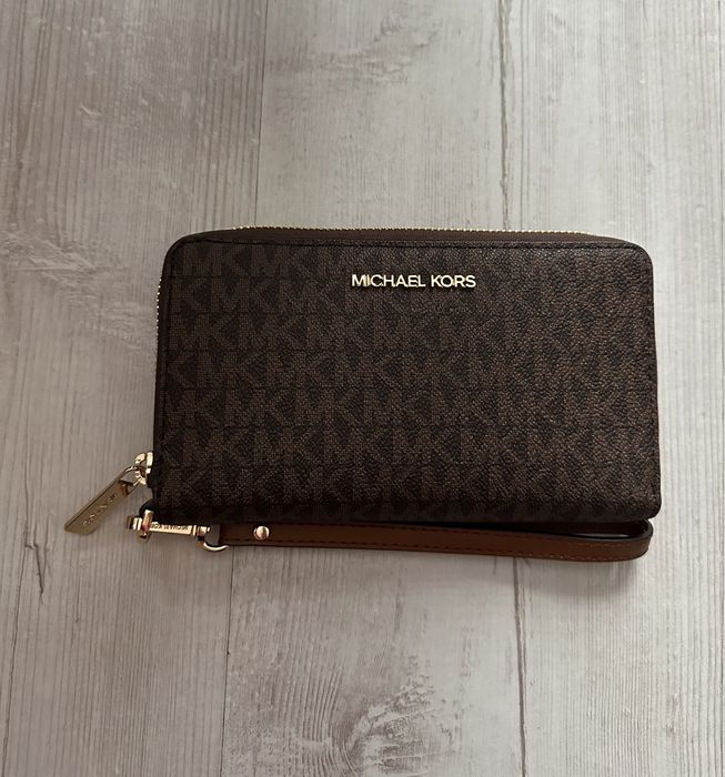 Portfel logowany Michael Kors Jet Set Flap