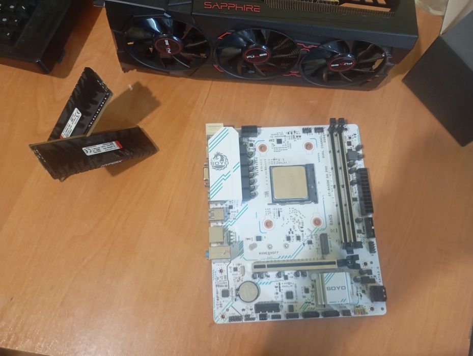 Материнська плата SOYO B450M D4 Pro (AM4, DDR4)